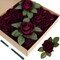 25 PCS Burgundy Artificial Flowers – Velvet Rose Silk Flowers with Stems, Realistic Faux Florals for DIY Weddings, Parties, Baby Showers & Home Décor